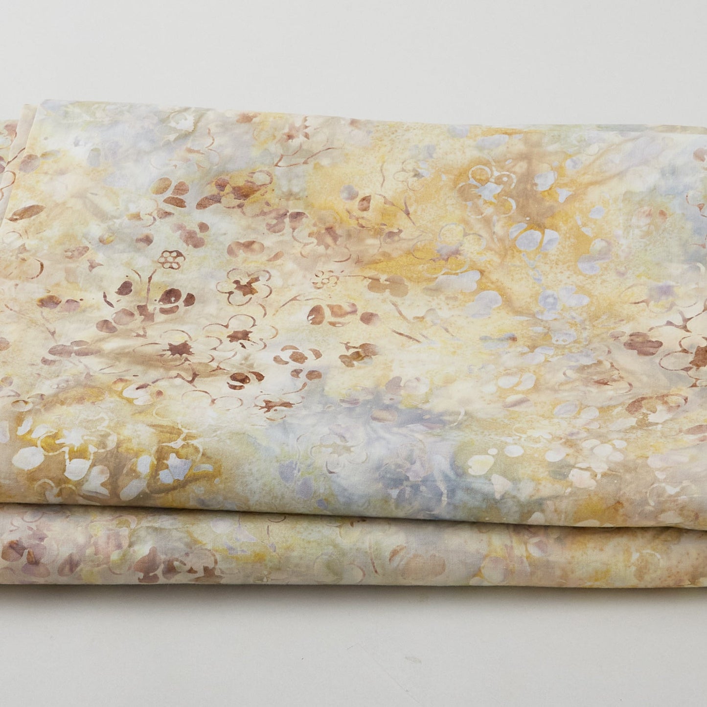 Tonga Batiks 108" Wide - Mini Floral Imprints Stone 3 Yd Cut Fabric Timeless Treasures