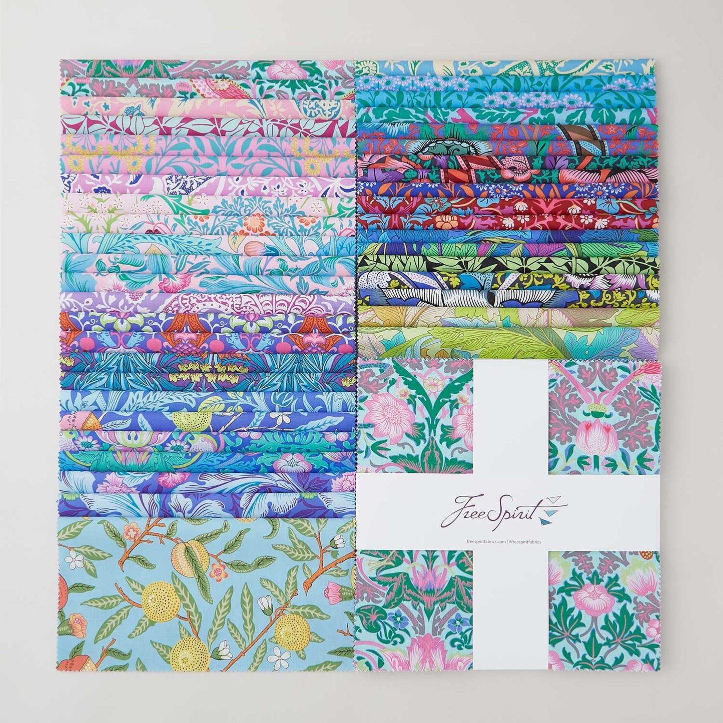 Kaffe Fassett x The Original Morris & Co. 10" Squares 10" Squares (Layer Cakes) FreeSpirit Fabrics
