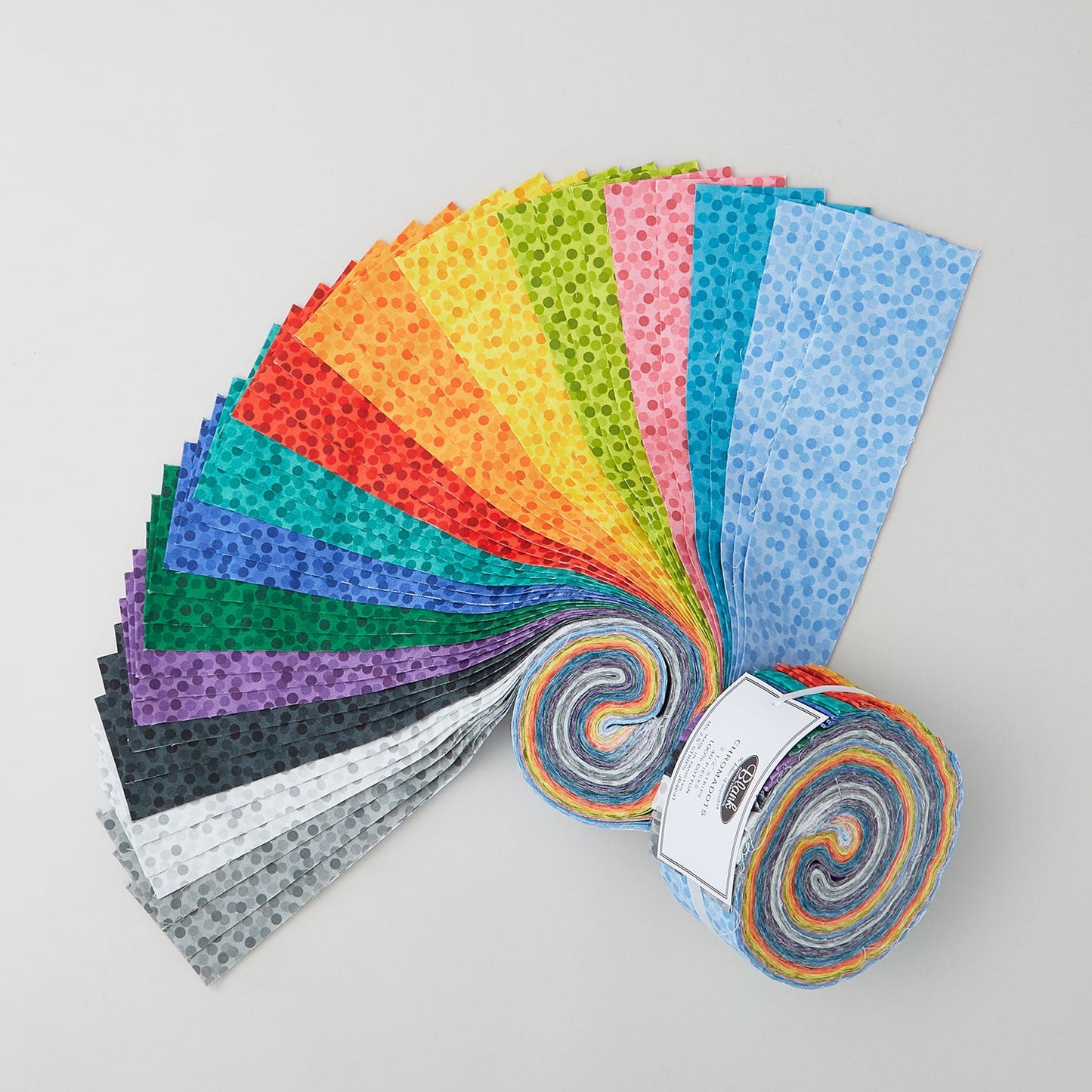 Chromadots Favorites 2.5" Strips 2.5" Strips (Jelly Rolls) Blank Quilting